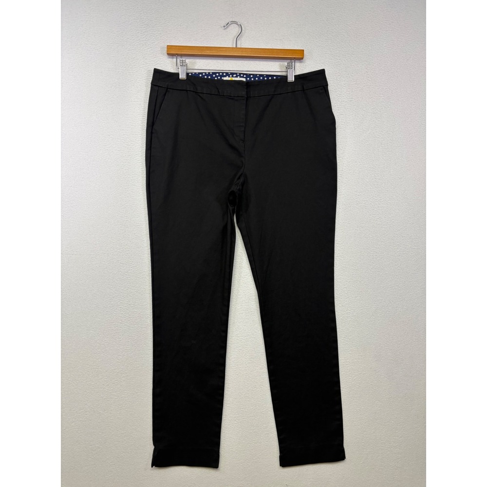 Professional Chic Boden Womens Size 12L Black Richmond Straight Leg Pants